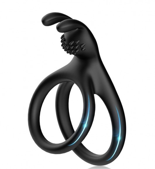 Черное эрекционное кольцо с подхватом мошонки - Boys of Toys - в Реутове купить с доставкой