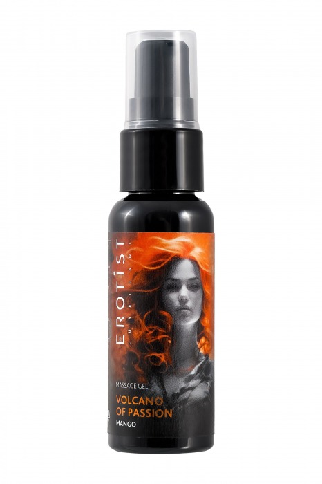 Гель с эффектом вибрации Volcano Of Passion со вкусом манго - 25 мл. - Erotist Lubricants - купить с доставкой в Реутове