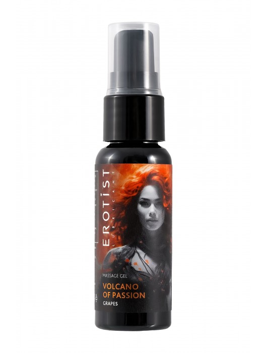 Гель с эффектом вибрации Volcano Of Passion со вкусом винограда - 25 мл. - Erotist Lubricants - купить с доставкой в Реутове