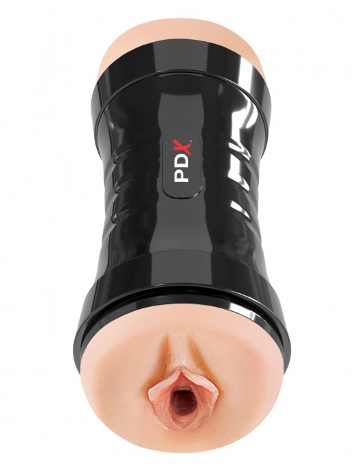 Двусторонний мастурбатор в колбе Super Flip-A-Pussy Over - Pipedream - в Реутове купить с доставкой