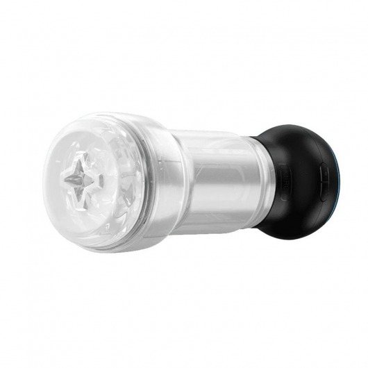 Набор PowerBlow   Feel Pocket Stroker Crystal: мастурбатор и интерактивная насадка - Kiiroo - в Реутове купить с доставкой