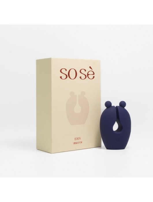 Синий клиторальный вибростимулятор Eden - Sose