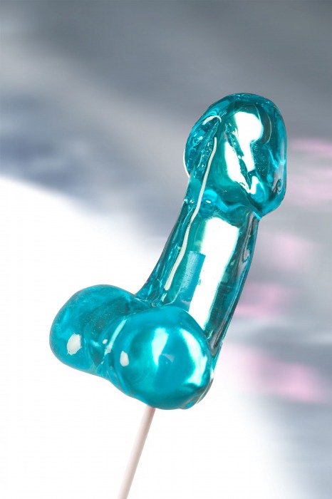 Набор из 2 мини-леденцов в форме члена со вкусом блю кюрасао - Sosuчki - купить с доставкой в Реутове