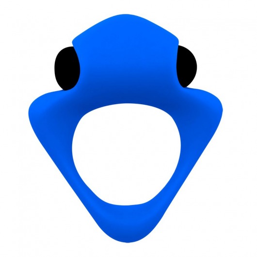 Синее эрекционное кольцо Wooomy Tribeс с вибрацией - Adrien Lastic - в Реутове купить с доставкой