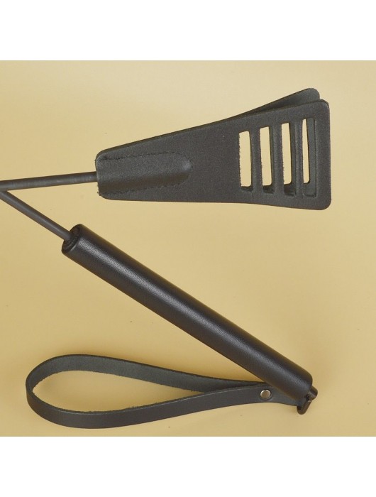 Черный кожаный стек «Сириус» - 60 см. - Sitabella - купить с доставкой в Реутове