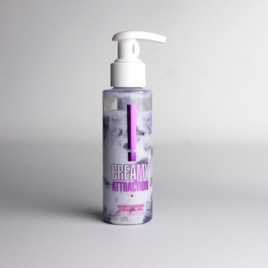 Увлажняющий крем-гель для тела с ароматом ежевики Creamy Attraction Blackberry - 100 мл. - INTT - купить с доставкой в Реутове