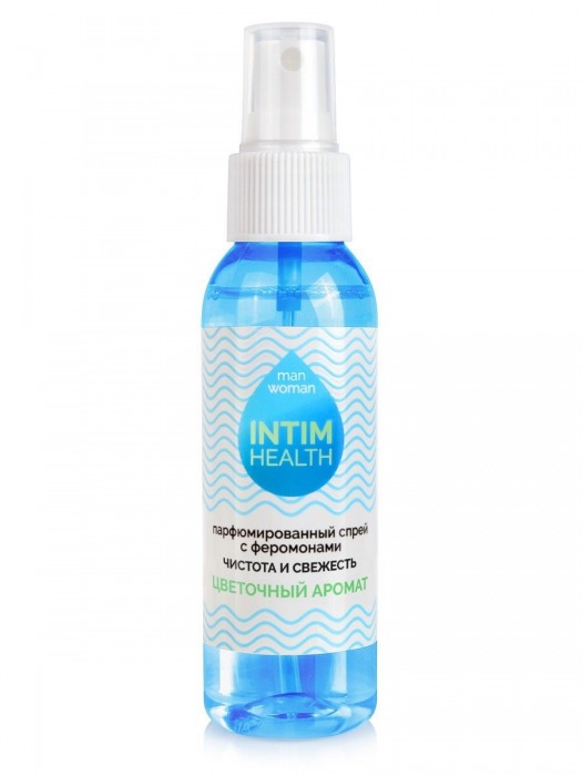 Парфюмированный спрей Intim Health для нижнего белья и тела с цветочным ароматом - 95 мл. -  - Магазин феромонов в Реутове