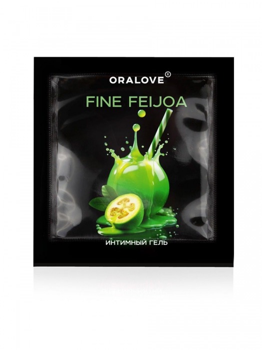 Саше съедобной оральной смазки OraLove с ароматом фейхоа - 3 гр. - Биоритм - купить с доставкой в Реутове