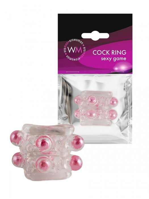 Прозрачная насадка на пенис с цветными шариками - Erowoman-Eroman - в Реутове купить с доставкой