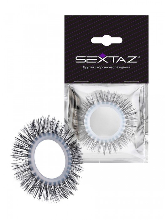 Круглое эрекционное кольцо с длинными «ресничками» - Sextaz - в Реутове купить с доставкой