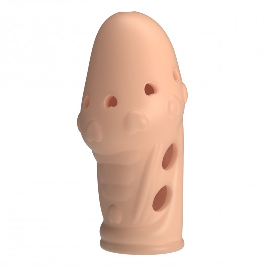 Телесная насадка на пенис Booker - 8 см. - Baile - в Реутове купить с доставкой