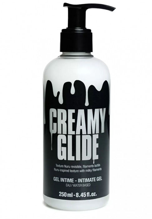 Лубрикант на водной основе Creamy Glide с консистенцией спермы - 250 мл. - Strap-on-me - купить с доставкой в Реутове