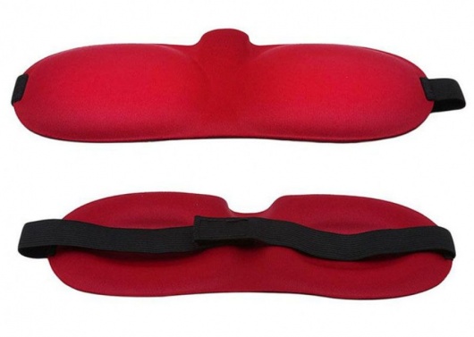 Красная глухая маска на резинке - Sitabella - купить с доставкой в Реутове