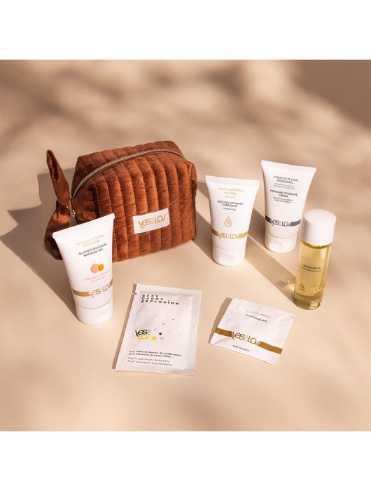 Набор YESforLOV La Trousse Enchantée в коричневой косметичке - YESforLOV - купить с доставкой в Реутове