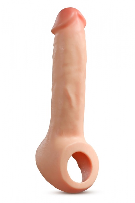 Телесная насадка-удлинитель Thrive 8.75 Inch Realistic Penis Extender Sleeve - 22,2 см. - Blush Novelties - в Реутове купить с доставкой