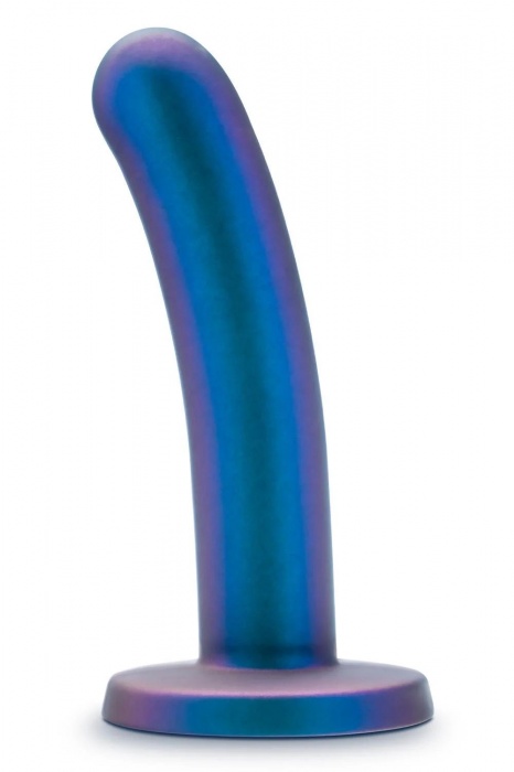 Синяя насадка с гладкой поверхностью Surrender 5.75 Inch Intermediate Pegging Dildo - 14,6 см. - Blush Novelties - купить с доставкой в Реутове