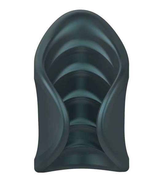 Серый сквозной мастурбатор с вибрацией Manwan Starter - Manwan - в Реутове купить с доставкой