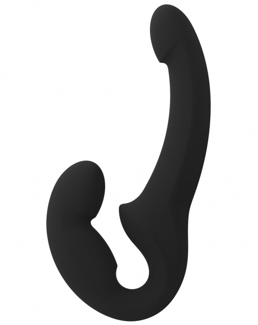 Черный безремневой страпон Share Lite - Fun Factory - купить с доставкой в Реутове