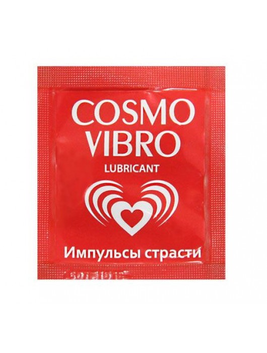 Пробник женского стимулирующего лубриканта на силиконовой основе Cosmo Vibro - 3 гр. - Биоритм - купить с доставкой в Реутове