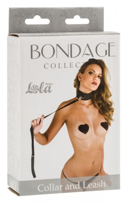 Ошейник Bondage Collection Collar and Leash One Size - Lola Games - купить с доставкой в Реутове