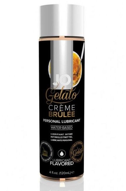 Лубрикант с ароматом крем-брюле JO GELATO CREME BRULEE - 120 мл. - System JO - купить с доставкой в Реутове