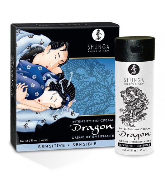 Интимный мужской крем SHUNGA DRAGON SENSITIVE - 60 мл. - Shunga - купить с доставкой в Реутове