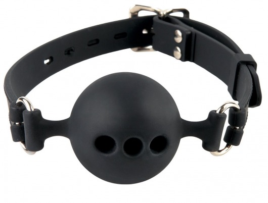 Силиконовый кляп-шар с отверстиями для дыхания Silicone Breathable Ball Gag Small - Pipedream - купить с доставкой в Реутове