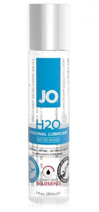 Возбуждающий лубрикант на водной основе JO Personal Lubricant H2O Warming - 30 мл. - System JO - купить с доставкой в Реутове