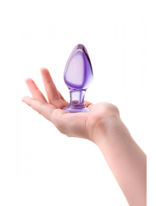 Стеклянная анально-вагинальная пробка - 11 см. - Sexus