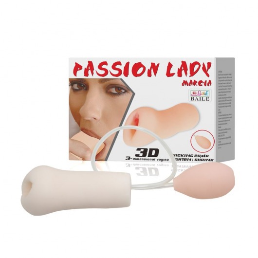 Мастурбатор Passion Lady Marcia с грушей для имитации посасывания - Baile - в Реутове купить с доставкой