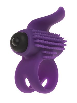 Эрекционное кольцо с подхватом мошонки и стимуляцией клитора Bullet Lastic Ring - Adrien Lastic - в Реутове купить с доставкой