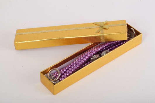 Фиолетовые оковы на ноги из бус - White Label - купить с доставкой в Реутове