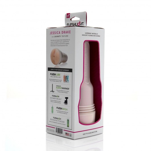 Мастурбатор-вагина Fleshlight Girls - Jessica Drake Heavenly - Fleshlight - в Реутове купить с доставкой