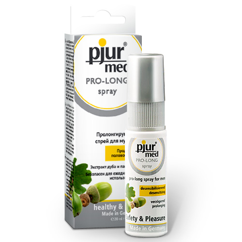 Пролонгирующий спрей с экстрактом дуба и пантенолом pjur MED Pro-long Spray - 20 мл. - Pjur - купить с доставкой в Реутове