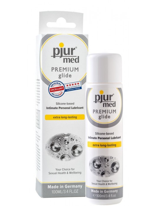 Гипоаллергенный силиконовый лубрикант pjur MED Premium glide - 100 мл. - Pjur - купить с доставкой в Реутове