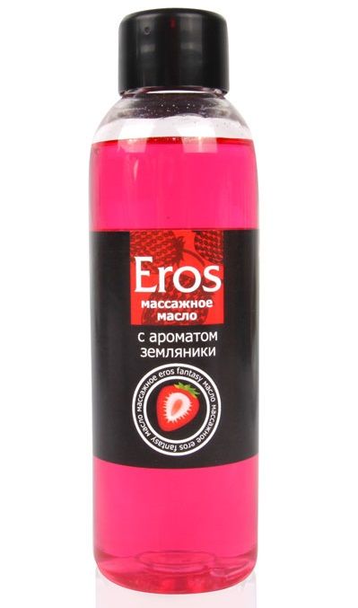 Массажное масло Eros fantasy с ароматом земляники - 75 мл. - Биоритм - купить с доставкой в Реутове