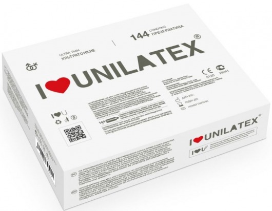 Ультратонкие презервативы Unilatex Ultra Thin - 144 шт. - Unilatex - купить с доставкой в Реутове