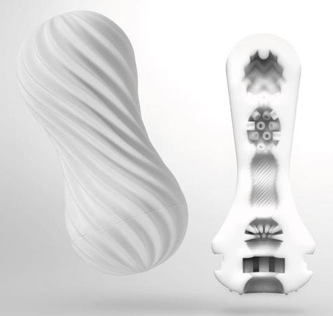 Мастурбатор FLEX Silky White с мягким рельефом - Tenga - в Реутове купить с доставкой