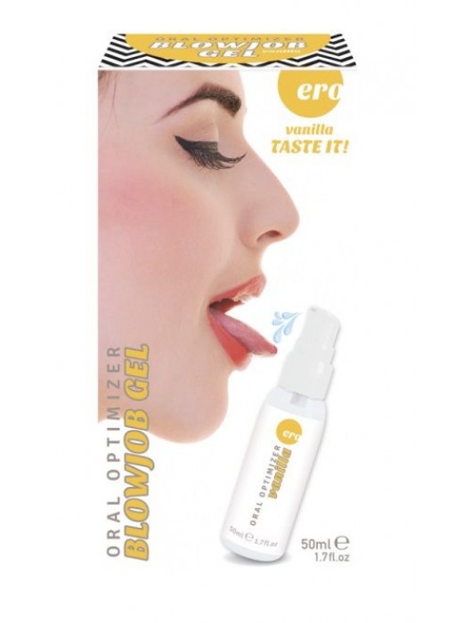 Увлажняющий гель для орального секса с ароматом ванили - 50 мл. - Ero - купить с доставкой в Реутове