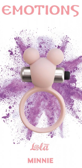 Розовое эрекционное виброколечко Emotions Minnie Light pink - Lola Games - в Реутове купить с доставкой