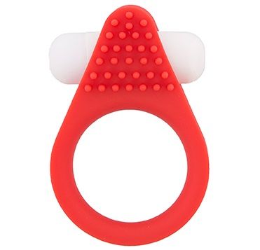 Красное эрекционное кольцо LIT-UP SILICONE STIMU RING 1 RED - Dream Toys - в Реутове купить с доставкой