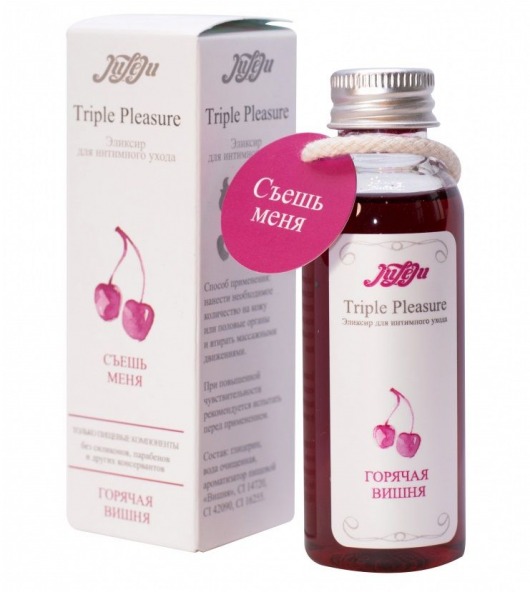 Эликсир Triple Pleasure  Горячая вишня  - 65 гр. - JULEJU - купить с доставкой в Реутове