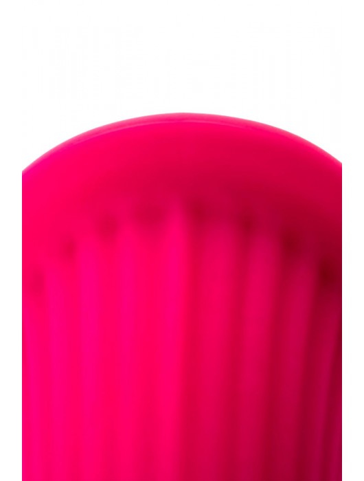 Розовый вибратор с шаровидной головкой - 20 см. - A-toys