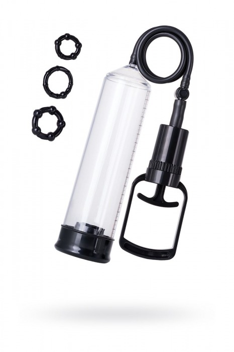 Вакуумная помпа A-toys с уплотнителем и эрекционными кольцами - A-toys - в Реутове купить с доставкой