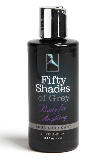 Лубрикант на водной основе Ready for Anything Aqua Lubricant - 100 мл. - Fifty Shades of Grey - купить с доставкой в Реутове