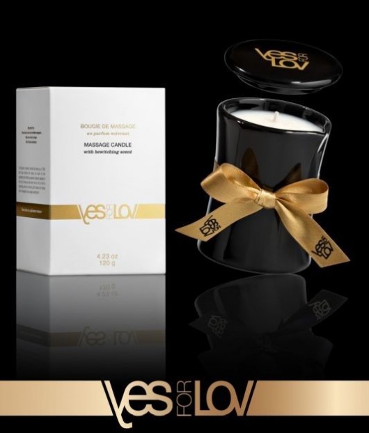 Массажная аромасвеча BEWITCHING MASSAGE CANDLE - 120 мл. - YESforLOV - купить с доставкой в Реутове