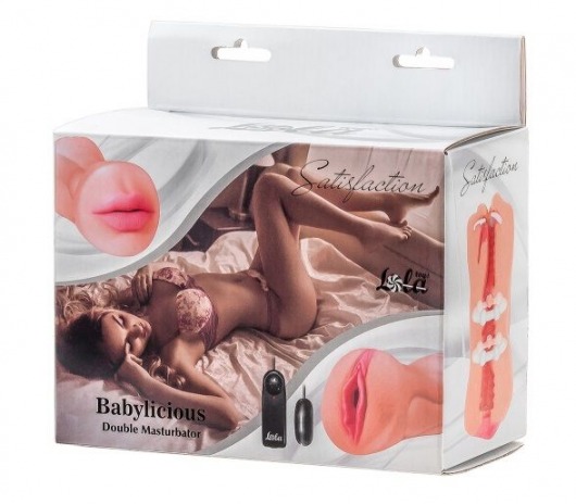 Двусторонний мастурбатор с вибропулей Satisfaction Babylicious - Lola Games - в Реутове купить с доставкой