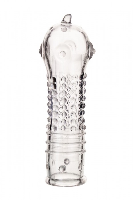 Прозрачная закрытая насадка на пенис TOYFA A-Toys - 14,7 см. - A-toys - в Реутове купить с доставкой