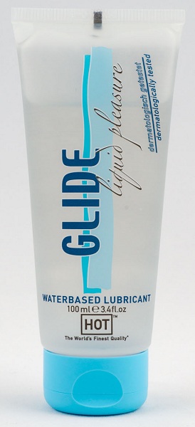 Интимная смазка на водной основе Glide - 100 мл. - HOT - купить с доставкой в Реутове