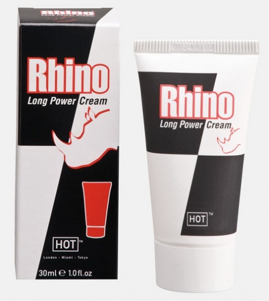 Крем-пролонгатор для мужчин Rhino - 30 мл. - HOT - купить с доставкой в Реутове